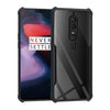 Mobielectro Camera Bump Protection | Slim Stylish 360 Protection Design |Crystal Clear | Shockproof Eagle Back Cover for OnePlus 6 - Black