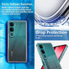 Mobielectro Clear Transparent Shockproof Scratch Resistant Protective Phone Case for Vivo Y31 5G