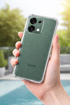 Mobielectro Clear Transparent Shockproof Scratch Resistant Protective Phone Case for Oppo F33 5G
