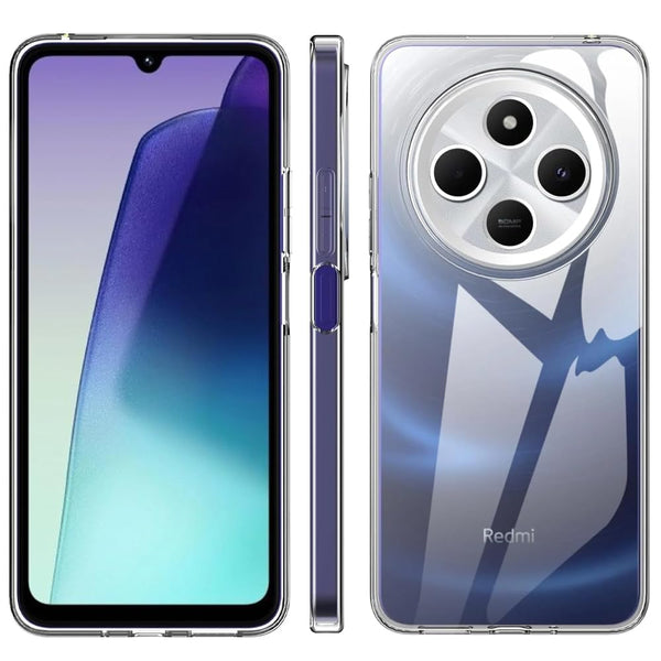 Mobielectro Clear Transparent Shockproof Scratch Resistant Protective Phone Case for POCO M7 5G