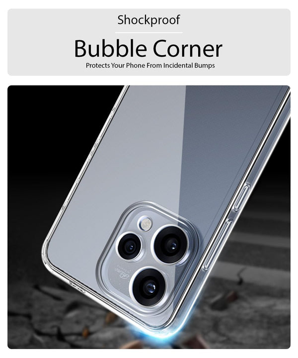 Mobielectro Clear Transparent Shockproof Scratch Resistant Protective Phone Case for Oppo Reno 15 5G