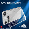 Mobielectro Clear Transparent Shockproof Scratch Resistant Protective Phone Case for Nothing Phone 3 5G
