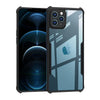 Mobielectro Camera Bump Protection | Slim Stylish 360 Protection Design |Crystal Clear | Shockproof Eagle Back Cover for iPhone 12 Pro- Black