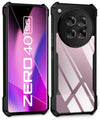 Mobielectro Camera Bump Protection | Slim Stylish 360 Protection Design |Crystal Clear | Shockproof Eagle Back Cover for Infinix ZERO 40 5G- Black