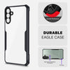 Mobielectro Camera Bump Protection | Slim Stylish 360 Protection Design |Crystal Clear | Shockproof Eagle Back Cover for Samsung M13 4G- Black