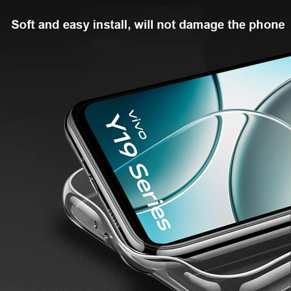 Mobielectro Soft Silicon Transparent |Scratch Resistant Clear Case for Vivo T4 Lite