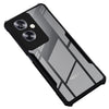 Mobielectro Camera Bump Protection | Slim Stylish 360 Protection Design |Crystal Clear | Shockproof Eagle Back Cover for Oppo A79 - Black