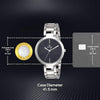 Youth Analog Black Dial Women's Watch-NL2480SM02/NP2480SM02
