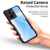 Mobielectro Camera Bump Protection | Slim Stylish 360 Protection Design |Crystal Clear | Shockproof Eagle Back Cover for Realme 9i 5G - Black