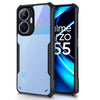 Mobielectro Camera Bump Protection | Slim Stylish 360 Protection Design |Crystal Clear | Shockproof Eagle Back Cover for Realme C55|N55 - Black