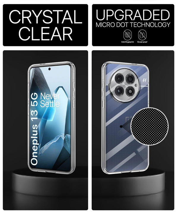 Mobielectro Soft Silicon Transparent |Scratch Resistant Clear Case for OnePlus 13 5G