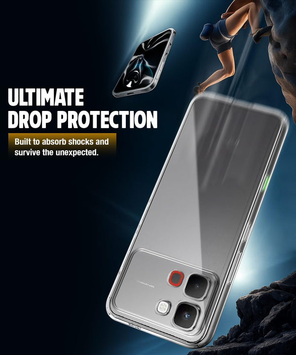 Mobielectro Clear Transparent Shockproof Scratch Resistant Protective Phone Case for Infinix Note Edge 5G