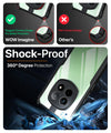 Mobielectro Camera Bump Protection | Slim Stylish 360 Protection Design |Crystal Clear | Shockproof Eagle Back Cover for Realme P2 Pro- Black
