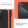 Mobielectro Waterkproof Soft Silicone Ultra Slim O.G Case for iPhone 16 pro - Black