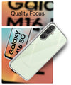 Mobielectro Soft Silicon Transparent |Scratch Resistant Clear Case for Samsung M16 5G