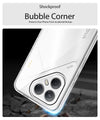 Mobielectro Clear Transparent Shockproof Scratch Resistant Protective Phone Case for Tecno POVA 7
