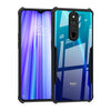 Mobielectro Camera Bump Protection | Slim Stylish 360 Protection Design |Crystal Clear | Shockproof Eagle Back Cover for RedMi 8| 8A | 8A Dual - Black