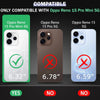 Mobielectro Clear Transparent Shockproof Scratch Resistant Protective Phone Case for Oppo Reno 15 Pro Mini