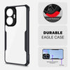 Mobielectro Camera Bump Protection | Slim Stylish 360 Protection Design |Crystal Clear | Shockproof Eagle Back Cover for Realme C55|N55 - Black
