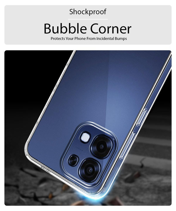 Mobielectro Clear Transparent Shockproof Scratch Resistant Protective Phone Case for Oppo F31 5G