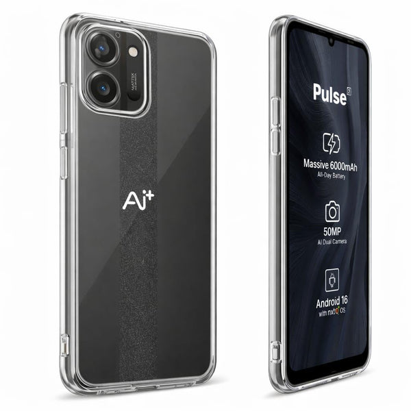 Mobielectro Clear Transparent Shockproof Scratch Resistant Protective Phone Case for Ai+ Plus 2