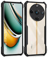 Mobielectro Camera Bump Protection | Slim Stylish 360 Protection Design |Crystal Clear | Shockproof Eagle Back Cover for Realme 11 Pro |Realme 11 Pro Plus 5G |Narzo 60 Pro - Black