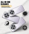 Mobielectro Clear Transparent Shockproof Scratch Resistant Protective Phone Case for Vivo X200T 5G