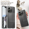 Mobielectro Clear Transparent Shockproof Scratch Resistant Protective Phone Case for Tecno POVA 6 Neo