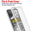 Mobielectro Clear Transparent Shockproof Scratch Resistant Protective Phone Case for POCO M7 Plus