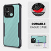 Mobielectro Camera Bump Protection | Slim Stylish 360 Protection Design |Crystal Clear | Shockproof Eagle Back Cover for RedMi 12C | POCO C55 - Black