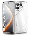 Mobielectro Clear Transparent Shockproof Scratch Resistant Protective Phone Case for Tecno POVA 7