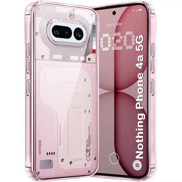 Mobielectro Clear Transparent Shockproof Scratch Resistant Protective Phone Case for Nothing Phone 4A 5G