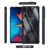 Mobielectro Camera Bump Protection | Slim Stylish 360 Protection Design |Crystal Clear | Shockproof Eagle Back Cover for Samsung A20|A30|M10s - Black