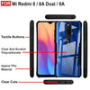 Mobielectro Camera Bump Protection | Slim Stylish 360 Protection Design |Crystal Clear | Shockproof Eagle Back Cover for RedMi 8| 8A | 8A Dual - Black