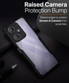Mobielectro Camera Bump Protection | Slim Stylish 360 Protection Design |Crystal Clear | Shockproof Eagle Back Cover for Infinix Hot 30 PLAY- Black