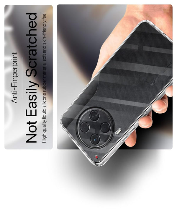 Mobielectro Clear Transparent Shockproof Scratch Resistant Protective Phone Case for Tecno Camon 30 5G