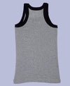 T.T. Kids Titanic Gym Vest Pack Of 3 Red-Grey-Trqs