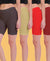 T.T. Pearl Women 100% Cotton Multipurpose Shorts Pack Of 4 Assorted