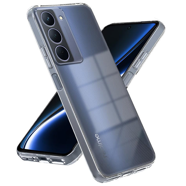 Mobielectro Soft Silicon Transparent |Scratch Resistant Clear Case for Realme Narzo 80 Lite 5G