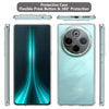 Mobielectro Soft Silicon Transparent |Scratch Resistant Clear Case for Vivo T4 5G | IQOO Z10 5G