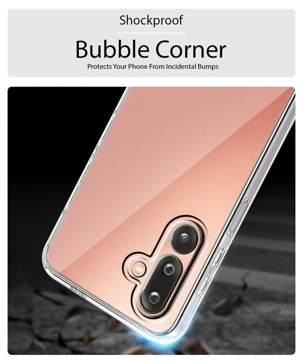 Mobielectro Clear Transparent Shockproof Scratch Resistant Protective Phone Case for Samsung M36 5G