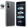 Mobielectro Clear Transparent Shockproof Scratch Resistant Protective Phone Case for Vivo T5 Pro 5G
