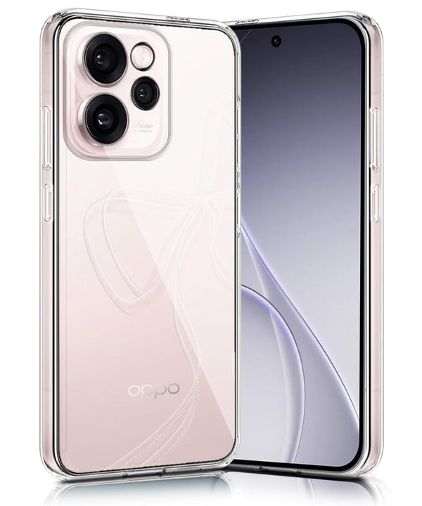 Mobielectro Clear Transparent Shockproof Scratch Resistant Protective Phone Case for Reno 15 Pro 5G