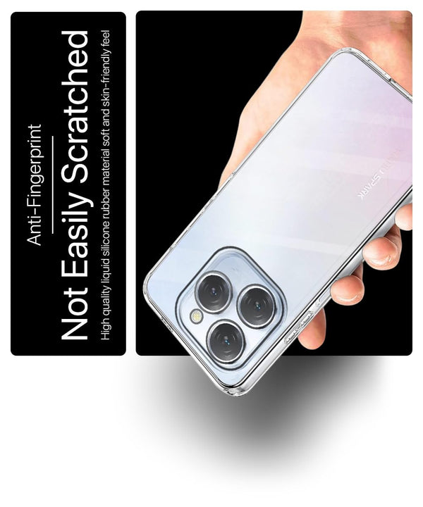 Mobielectro Clear Transparent Shockproof Scratch Resistant Protective Phone Case for Tecno Spark 20 Pro