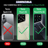 Mobielectro Clear Transparent Shockproof Scratch Resistant Protective Phone Case for Teco POVA 5 Pro 5G