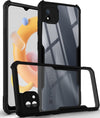 Mobielectro Camera Bump Protection | Slim Stylish 360 Protection Design |Crystal Clear | Shockproof Eagle Back Cover for Realme C11 2021 - Black