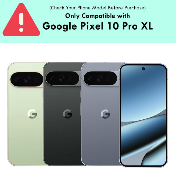 Mobielectro Clear Transparent Shockproof Scratch Resistant Protective Phone Case for Pixel 10 Pro XL