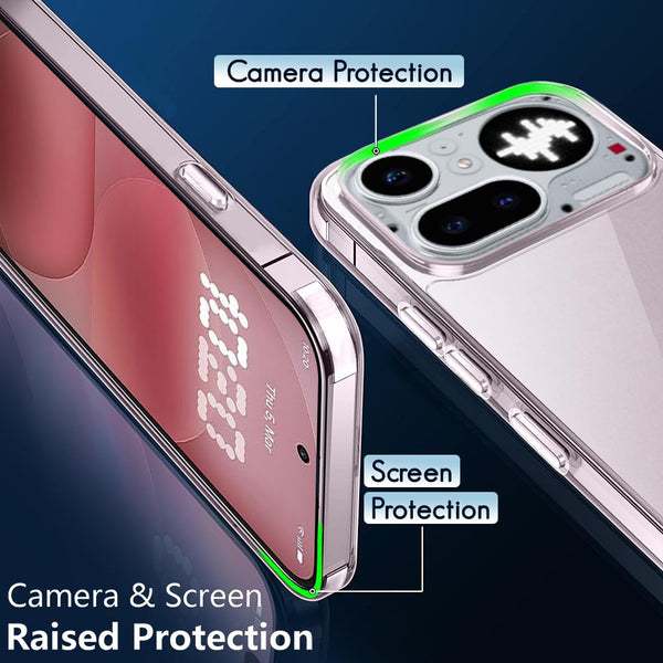 Mobielectro Clear Transparent Shockproof Scratch Resistant Protective Phone Case for Nothing Phone 4A Pro 5G