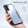 Mobielectro Camera Bump Protection | Slim Stylish 360 Protection Design |Crystal Clear | Shockproof Eagle Back Cover for Samsung S22- Black