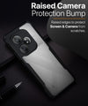 Mobielectro Camera Bump Protection | Slim Stylish 360 Protection Design |Crystal Clear | Shockproof Eagle Back Cover for Realme GT 6T | Realme GT 6 - Black